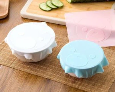 Özel Dondurma Isı Direnci Silikon Sargı Streç Kapak