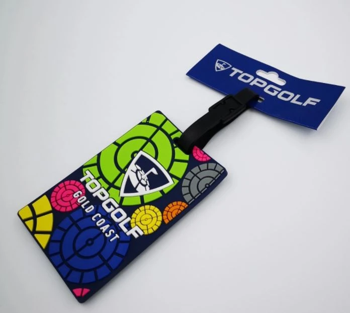 2D 3D Embossed Soft PVC Custom Luggage Tags