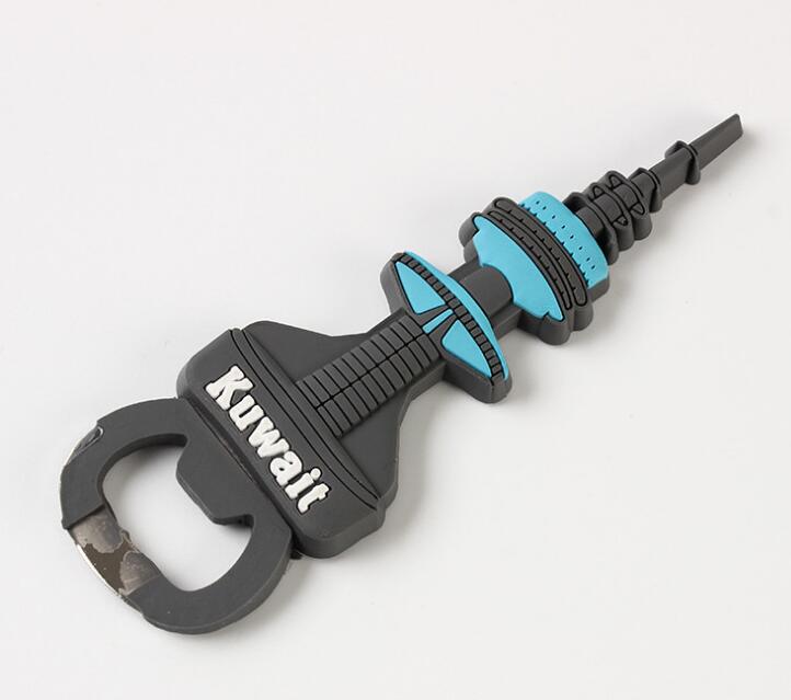 Beer Advertising PVC Beer Bottle Opener For Promotional
