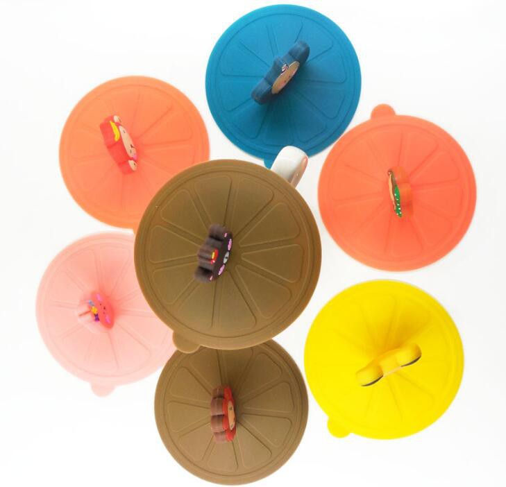 Cute Anti-dust Silicone Cup Cover Coffee Mug
