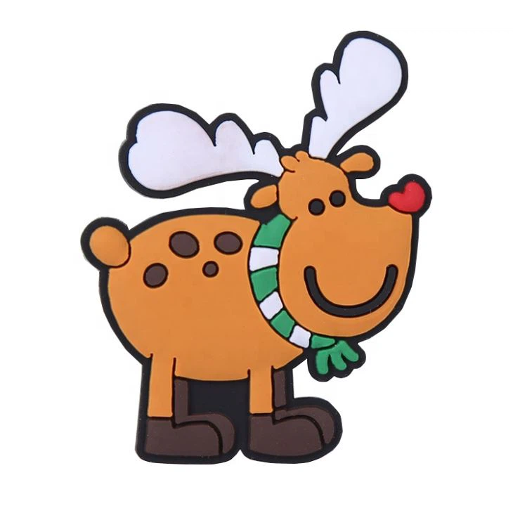 Decorative Giveaway Christmas PVC Fridge Magnet
