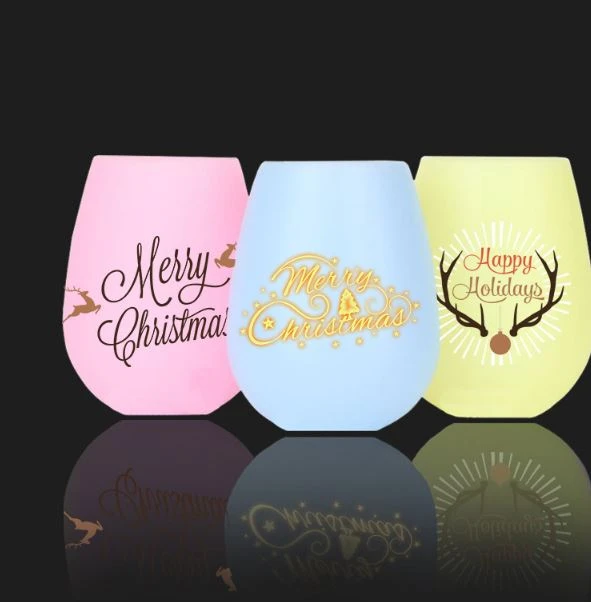 Foldable Travel Beer Glasses Silicone Wine Cups