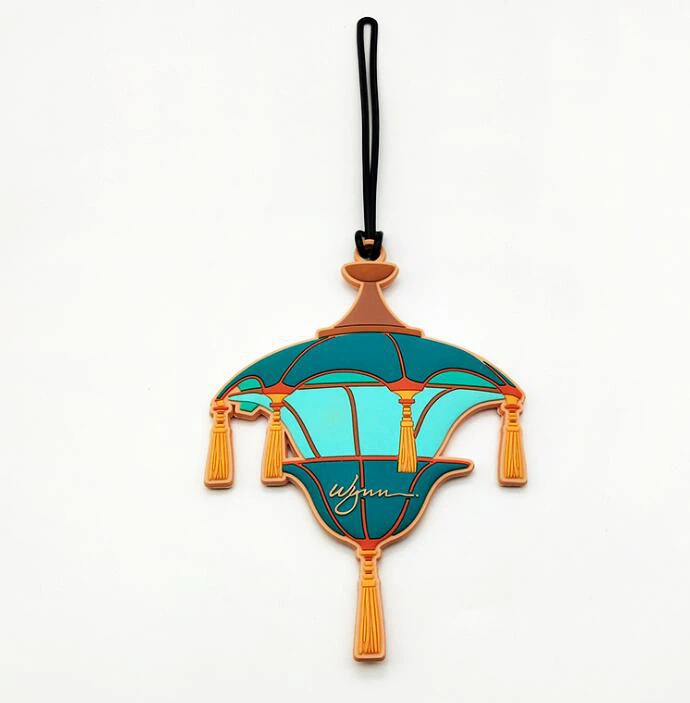 Pendent Lamp Style Soft PVC Luggage Tag Travel Portable ID