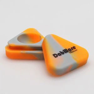 1 Gram Silikon Konsantre Konteyner Logo Baskılı Üçgen Bho Yağ Kutusu