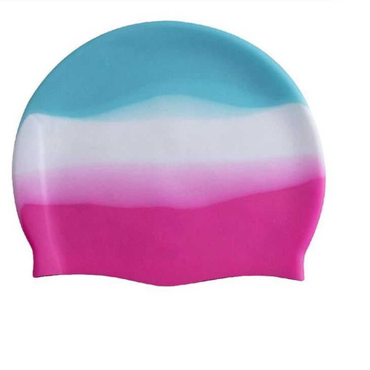 Print Silicone Waterproof Seamless Swim Cap