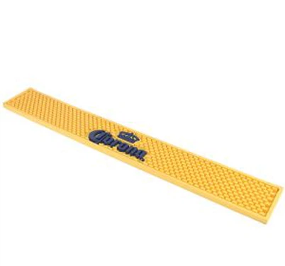 Bar Aksesuarları PVC Yumuşak Kauçuk Bar Mat Damlama Raylı Mat