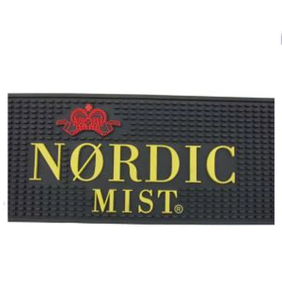 Kabartmalı Logolu Brewery Bar Rail Mat
