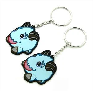Karikatür 3d 2D Pvc Anahtarlık Anime PVC Anahtar Tutucu