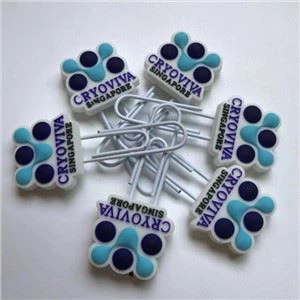3D Kabartmalı Logo PVC Kitap İşaretleri Kauçuk Hatıra Yer Imi