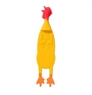 Moda 3D Chick Şekil Yumuşak Silikon Kullanışlı Yer İşareti Ataş