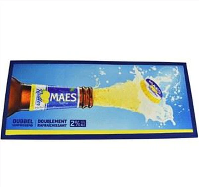 Nitril Kauçuk Bar Koşucu Mat Marka Şarap Reklam Barmatları