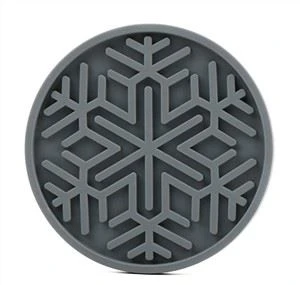 Snowflake Silikon İçecek Coaster Ev Kaymaz Yalıtım Pedi
