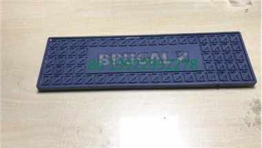Logolu Markalı Led Bar Mat Kauçuk Bira Bar Dökülme Mat